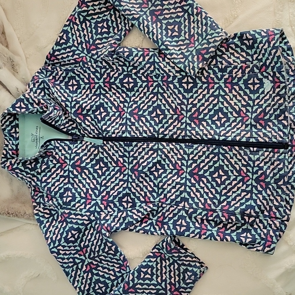 Vinyard Vines girls full zip Jacket